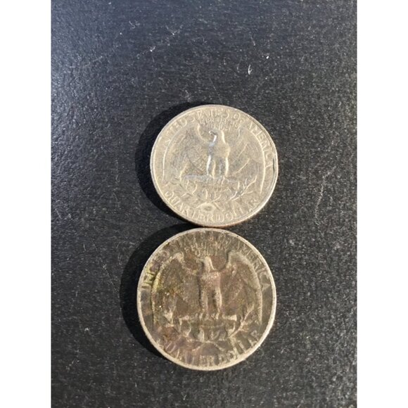 1968 P. Washington quarter US 25 Cent CIRCULATED - Picture 3 of 3